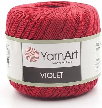 Yarnart Kordonek Violet 5020 Czerwony