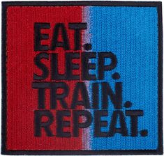 Zdjęcie Elitex Training Naszywka Na Rzep Eat Sleep Repeat Train Repeat - Olsztyn
