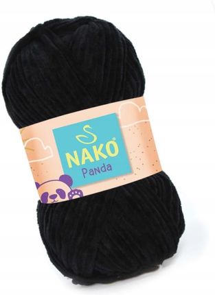 Nako Panda 3087 Czarny Pluszowa