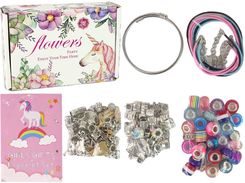 Zdjęcie Import Leantoys Zestaw Do Robienia Bransoletek Diy 90 Koralików - Maków Podhalański