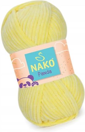 Nako Panda 3093 Cytrynowy Pluszowa