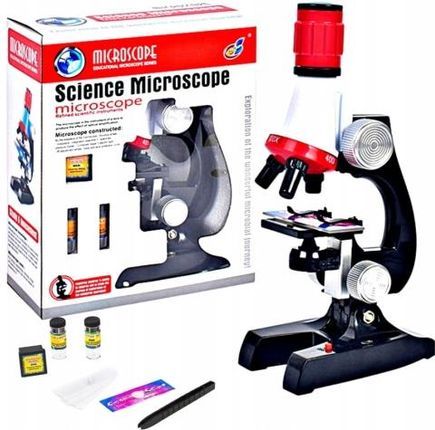 Leantoys Mikroskop Dla Dzieci Zestaw Edukacyjny Nauka 1200X