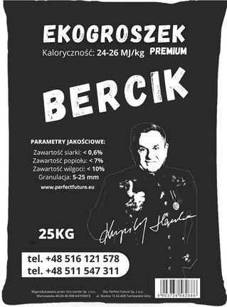 Węgiel Ekogroszek Bercik Worki 25Kg