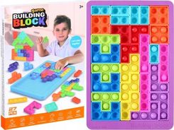 Zdjęcie Pegaz Toys Układanka Klocki Tetris Pop It Puzzle Bąbelki PG82434 - Krzywiń