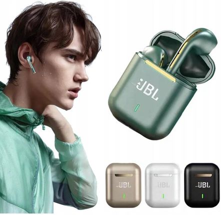 SŁUCHAWKI BEZPRZEWODOWE DOUSZNE BLUETOOTH złote