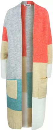 Kardigan kolorowy długi sweter ELIZABETH