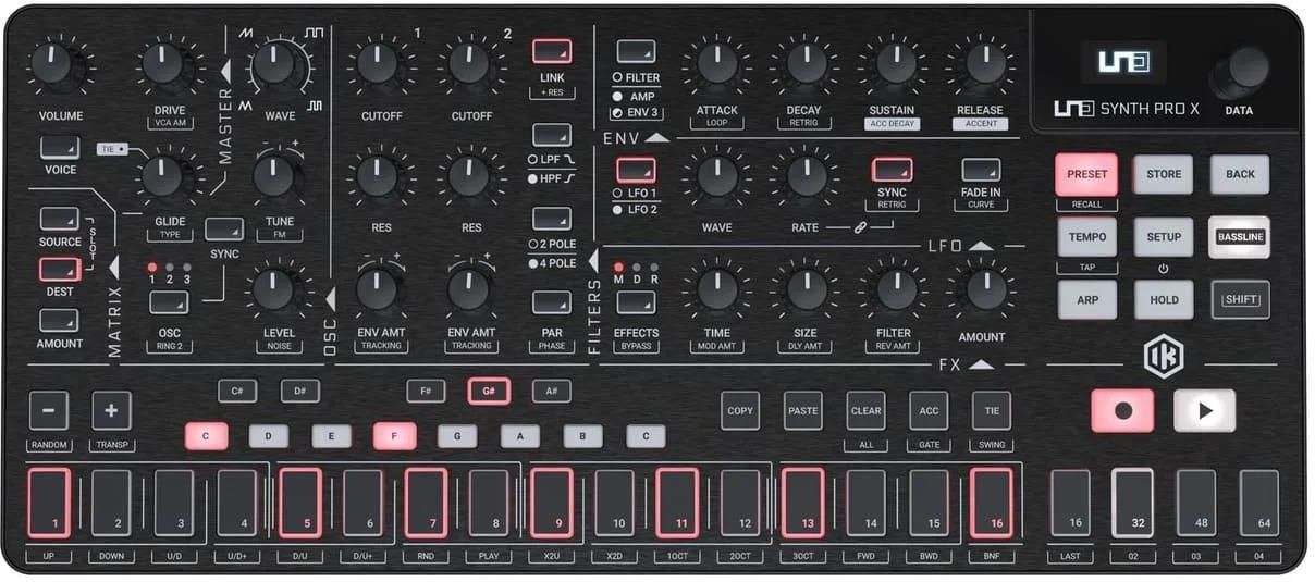 鍵盤楽器 IK MULTIMEDIA UNO SYNTH PRO X IK Multimedia UNO Synth Pro X - Syntezator analogowy - Ceny