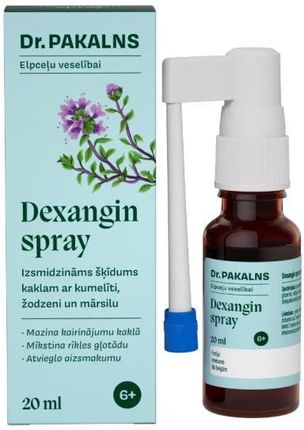 Dr. Pakalns Dexangin Spray Przeziębienie Kaszel Chrypkę 20Ml