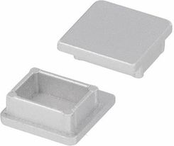 Zaślepka srebrna do profilu aluminiowego LED BUDDY14-02 - kpl. 2 szt.