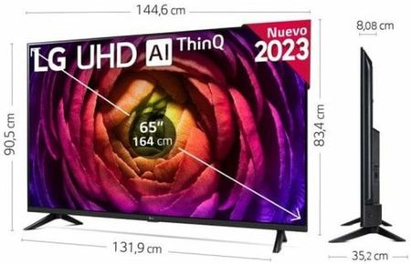 Télévision LG 65UR73006LA 65" 4K Ultra HD Smart TV - Wi-Fi, HDR, WebOS - Noir - 11