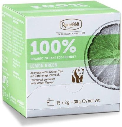 Ronnefeldt Zielona Herbata 100% Lemon Green 15X2g