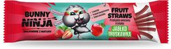 Zdjęcie Bunny Ninja Fruit Straws Przekąska Owocowa O Smaku Jabłko Truskawka 16g - Milanówek