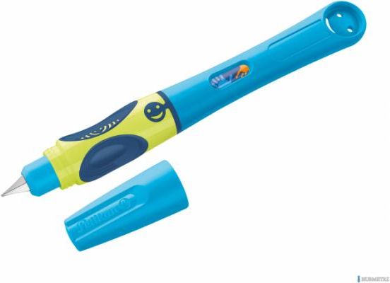 Pelikan Griffix 820288 Stylo Plume Pour Droitier, Avec Capuchon Rotatif, Noir Fluo, 1 Pièce Dans Une Boîte Pliante
