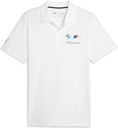 Koszulka polo męska Puma BMW MMS ESS biała 62131202