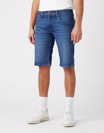 WRANGLER COLTON SHORTS MĘSKIE SZORTY KRÓTKIE SPODENKI BLUE ARCADE W15VYL31Q