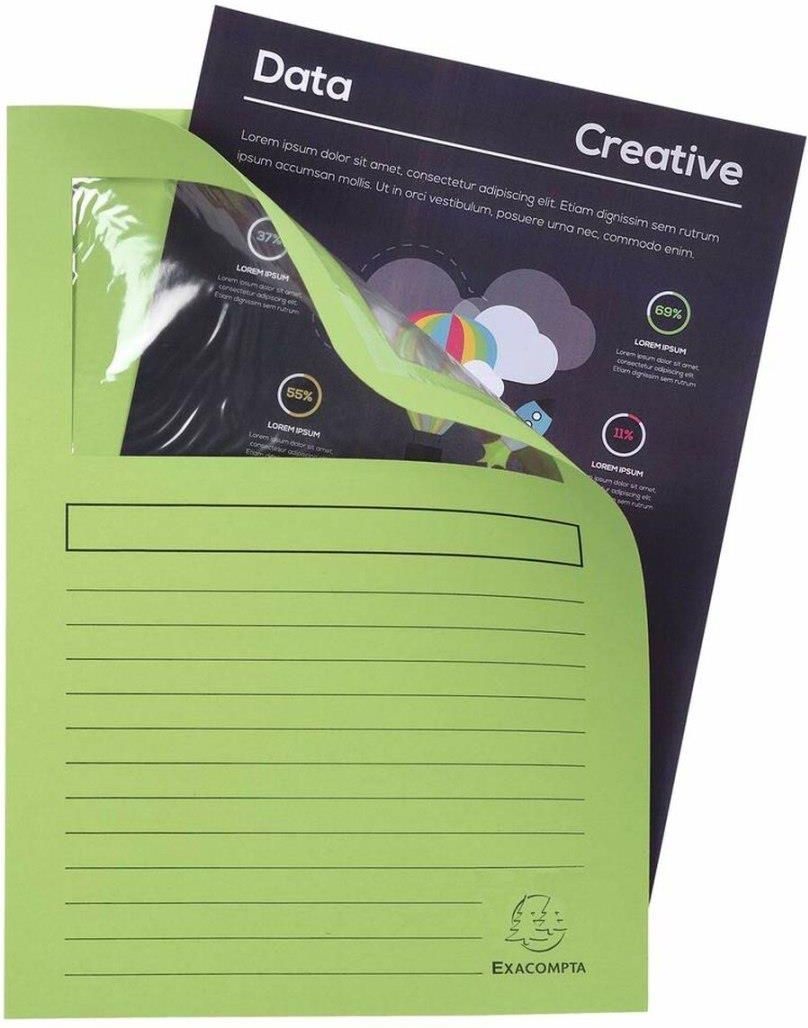 Exacompta Podfolder Forever Przezroczyste Okno A4 (100 Sztuk) - Ceny i ...