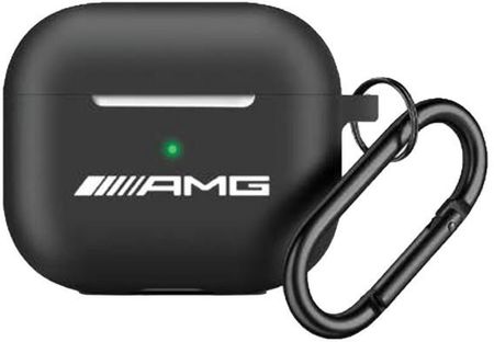 Amg Amap2Rbk Airpods Pro 2 Cover Czarnyblack Silicone White Logo