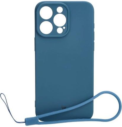 Etui Bizon Case Silicone Do Apple Iphone 15 Pro Max Granatowe