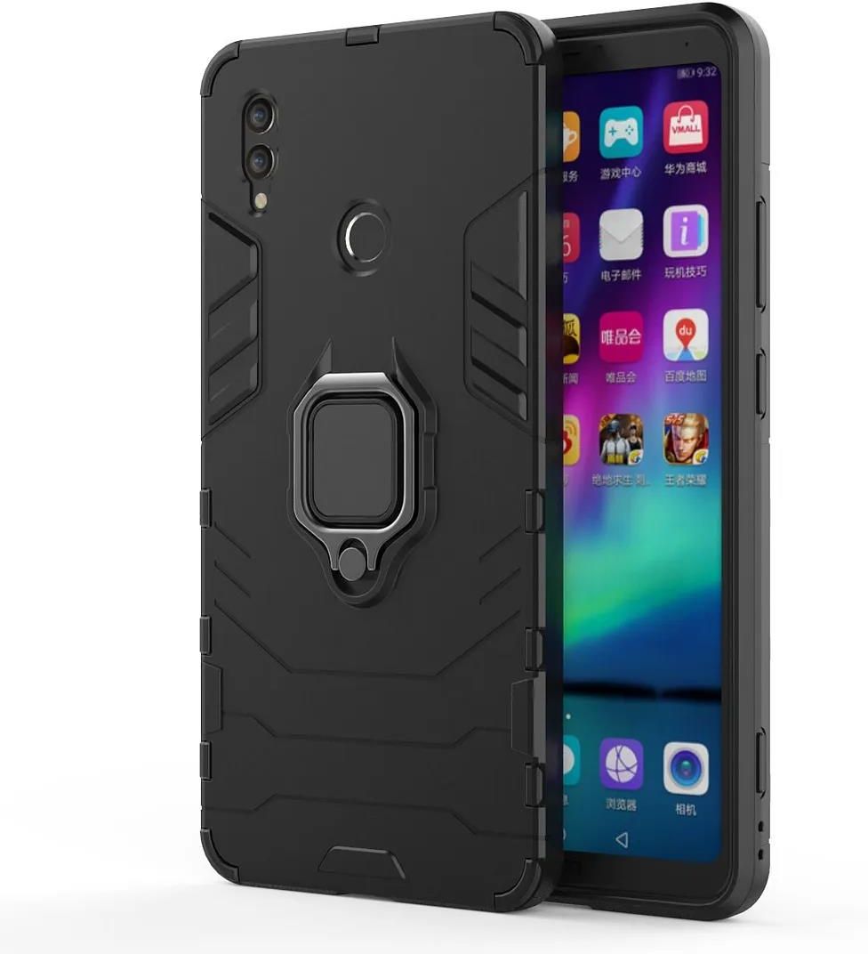 Custodia Portafoglio In Pelle PU Con Effetto Scamosciato Per Huawei Honor Note 10 – Flip Magnetica Con Slot Carte E Supporto (Marrone)