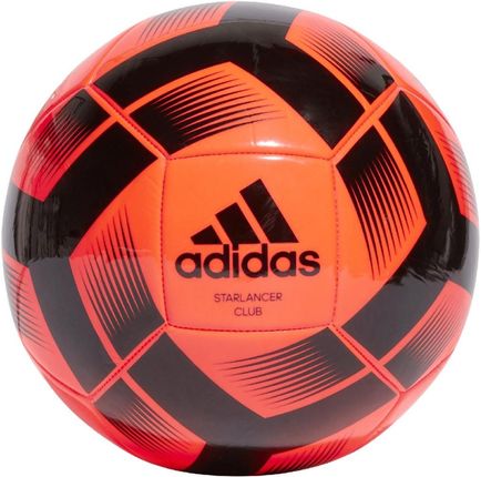 Piłka nożna adidas Starlancer Club Ball pomarańczowa IA0973 - rozmiar piłek - 5