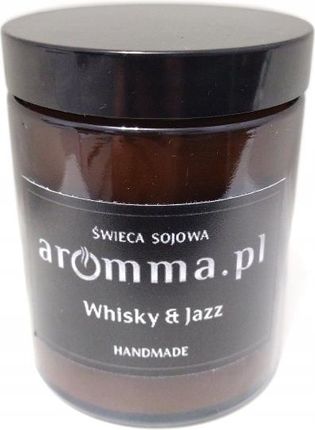 Świeca 100% EKO Whisky&Jazz 180 ml INTENSYWNA