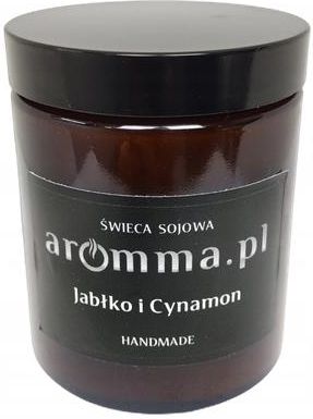 Świeca sojowa Jabłko i Cynamon 180 ml Aromma