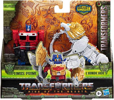 Hasbro Transformers: Przebudzenie bestii Beast Combiners 2-Pak Optimus Prime & Lionblade F4622