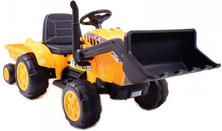 Super-Toys Traktor Na Akumulator Z Przyczepą Jcx Pilot/S-617 Żółty