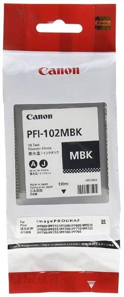 Tusz Canon PFI120MBK (2884C001) do drukarki Opinie i ceny na