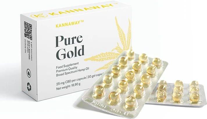 Preparat medycyny naturalnej Kannaway Pure Gold Kapsułki Kannaway