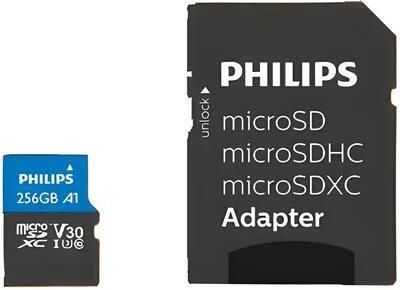 Philips Class SDXC 256GB + Adapter