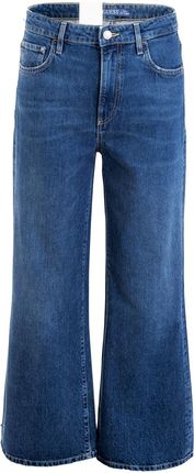 Damskie Spodnie jeansowe Guess Ankle Wide Leg W3Ya49D52M1-Aldr – Granatowy
