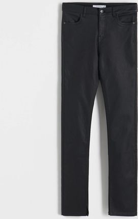 Reserved - Woskowane spodnie - Czarny