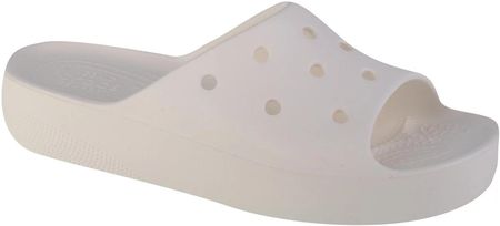 Crocs Classic Platform Slide 208180-100 : Kolor - Białe, Rozmiar - 37/38