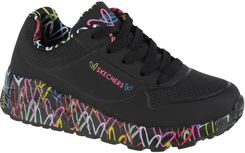 Zdjęcie Skechers Uno Lite 314976L-BKMT, dla dziewczynki, buty sneakers, Czarne - Łowicz