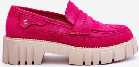 Damskie loafersy Fiorell 36 Fuksja (5905677406955)