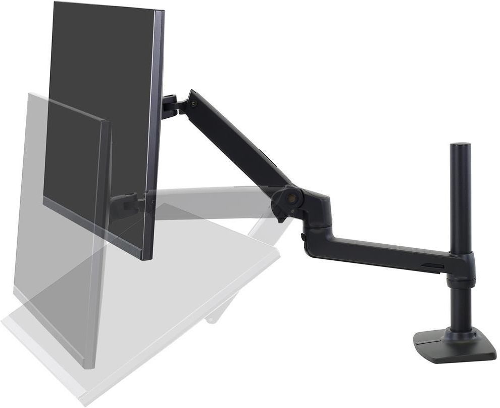 ergotron LX Desk Monitor Arm ブラック Ergotron LX Desk Monitor Arm polerowane aluminium (45-241