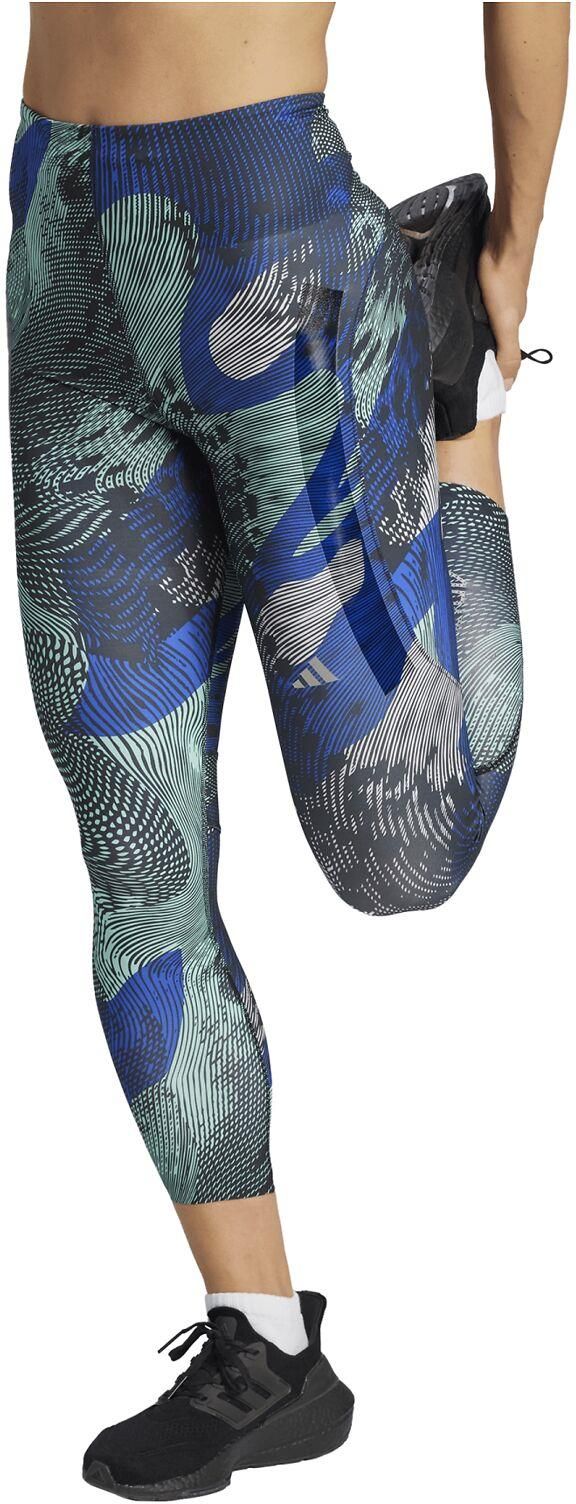 Adidas Spodnie Damskie Adizero Running Allover Print Hr9587 Black Aop ...
