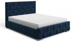 Łóżko tapicerowane Selfoss z pojemnikiem Pan Materac 160x200, tkanina - grupa II