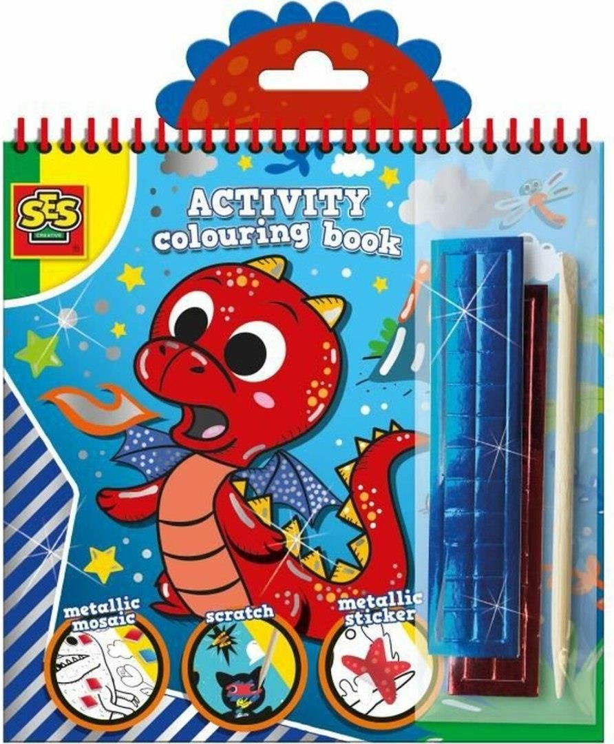 Ses Creative Rysunki Do Malowania Activity Colouring Book 3 W 1 ...