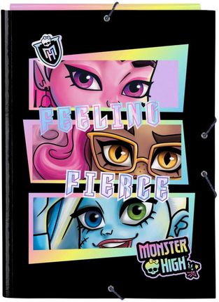 Monster High Folder Creep Czarny A4