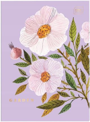 Interdruk Zeszyt A4 60 Kartek W Linię Garden Kwiaty Mix