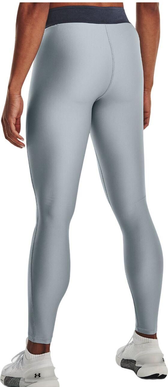 Under Armour Legginsy Damskie Heatgear Branded Waistband Harbor Blue Downpour Gray