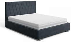 Łóżko tapicerowane Vik Pan Materac 160x200, tkanina - grupa III