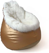 Zdjęcie Go Gift Pufa Worek Sako Glamour Złoty xl 120x80 - Aleksandrów Łódzki