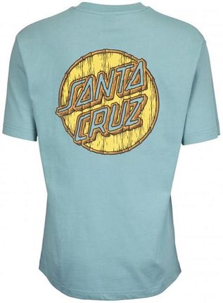koszulka SANTA CRUZ - Tiki Dot T-Shirt Turquoise (TURQUOISE) rozmiar: S