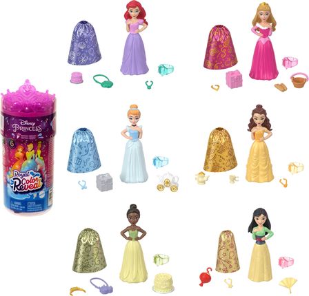 Mattel Disney Princess Royal Color Reveal Seria 2 HMK83