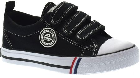 Trampki młodzieżowe American Club LH 33/34/22 Czarne