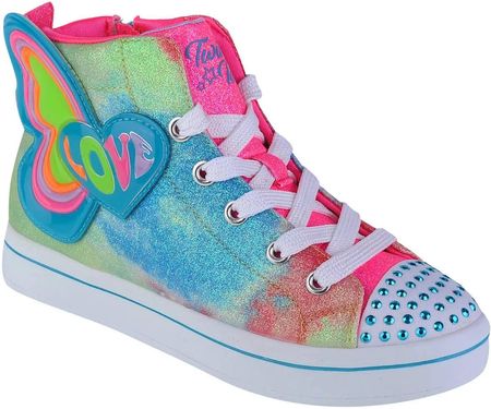 Skechers Twi-Lites 2.0-Butterfly Love 314450L-MLT : Kolor - Wielokolorowe, Rozmiar - 32