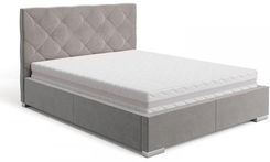 Łóżko tapicerowane Hella z pojemnikiem Pan Materac 160x200, tkanina - grupa II